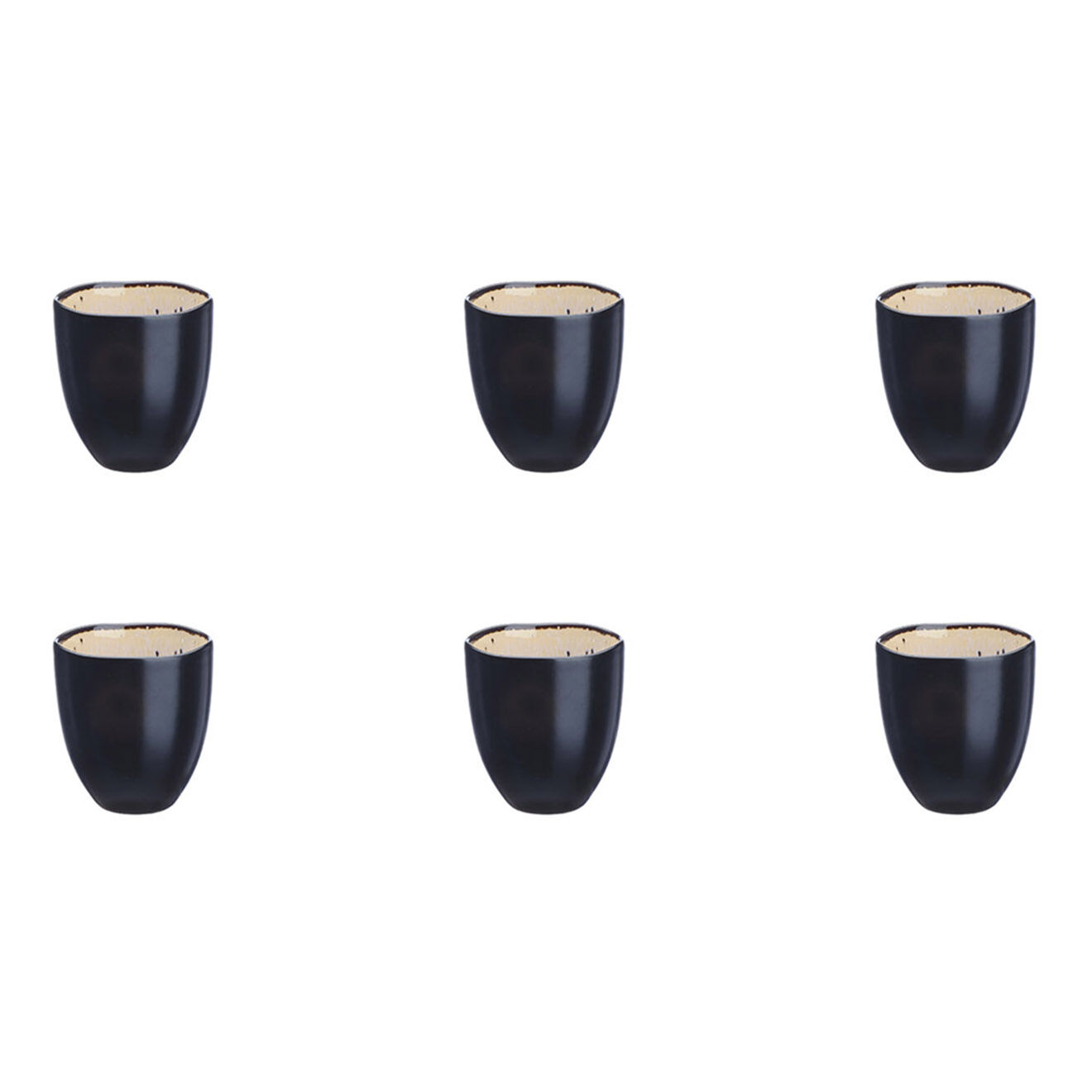 Bjorn 6 Tasses en Grès Iris blanc/ivoire - 15 cl