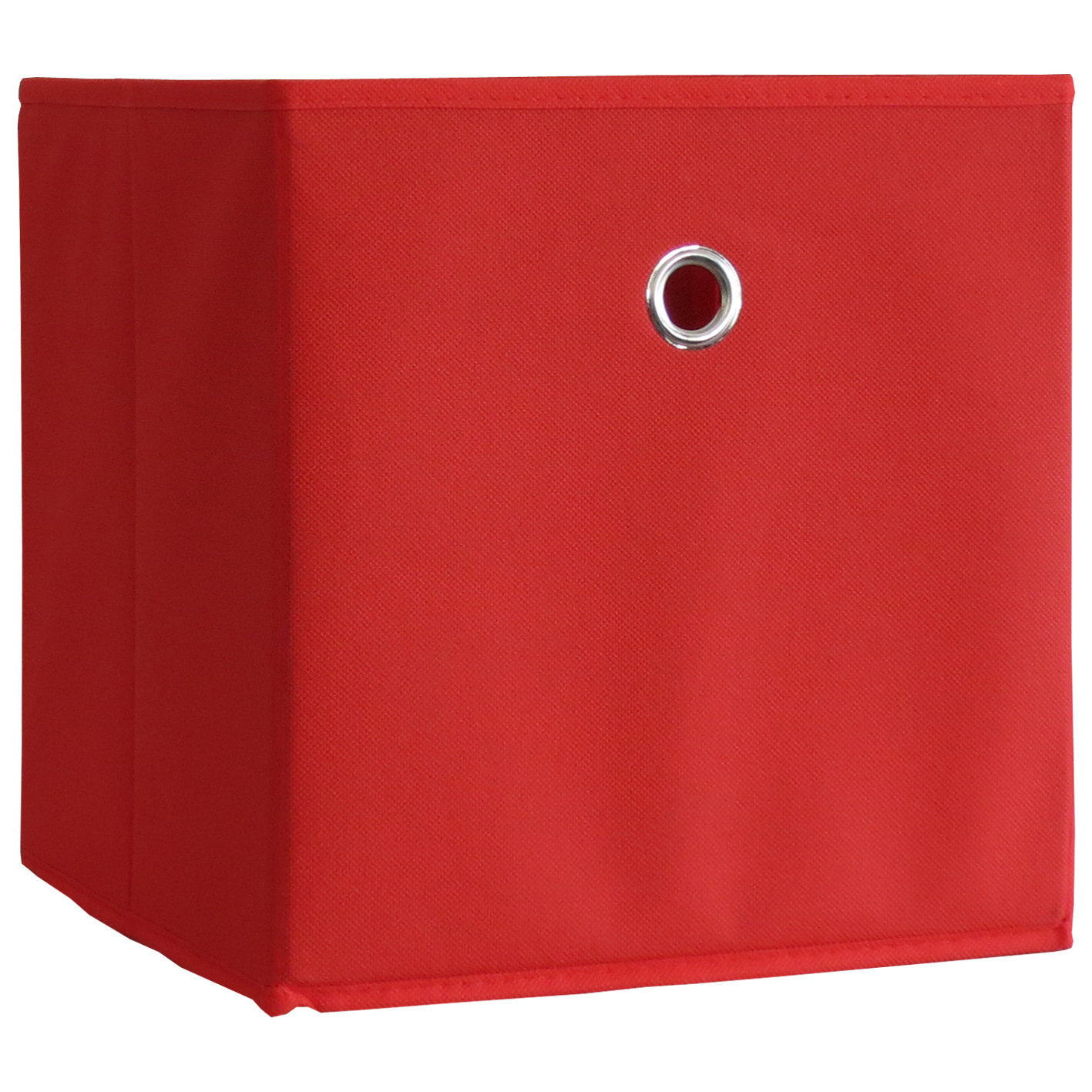 2er-Set Faltboxen BOXAS - rot - quadratisch