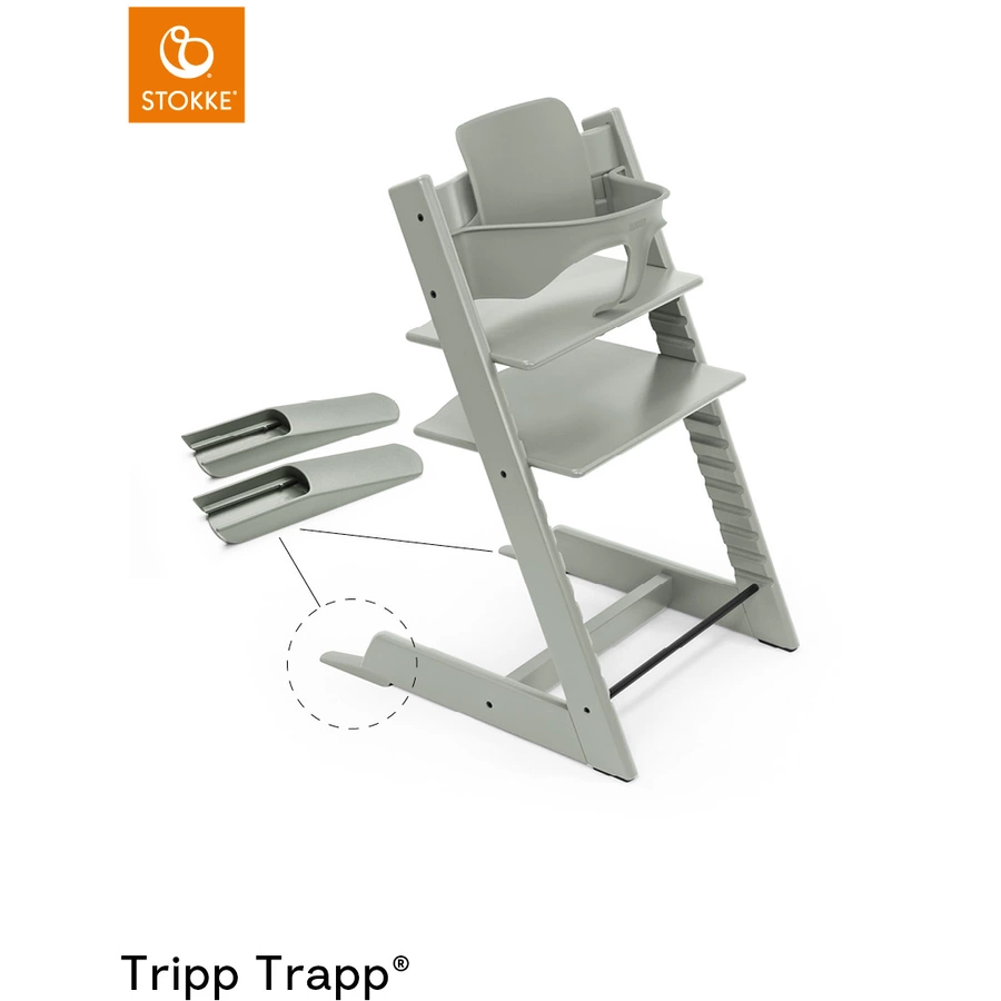 STOKKE® Tripp Trapp® Hochstuhl Glacier Green + gratis Baby Set