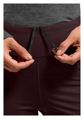 Collant Long Running Femme Odlo Zeroweight Warm 2.0 Violet