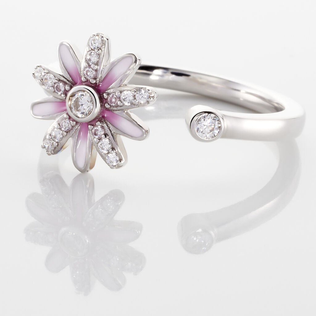 Bague Ambrose Argent Bicolore Oxyde De Zirconium