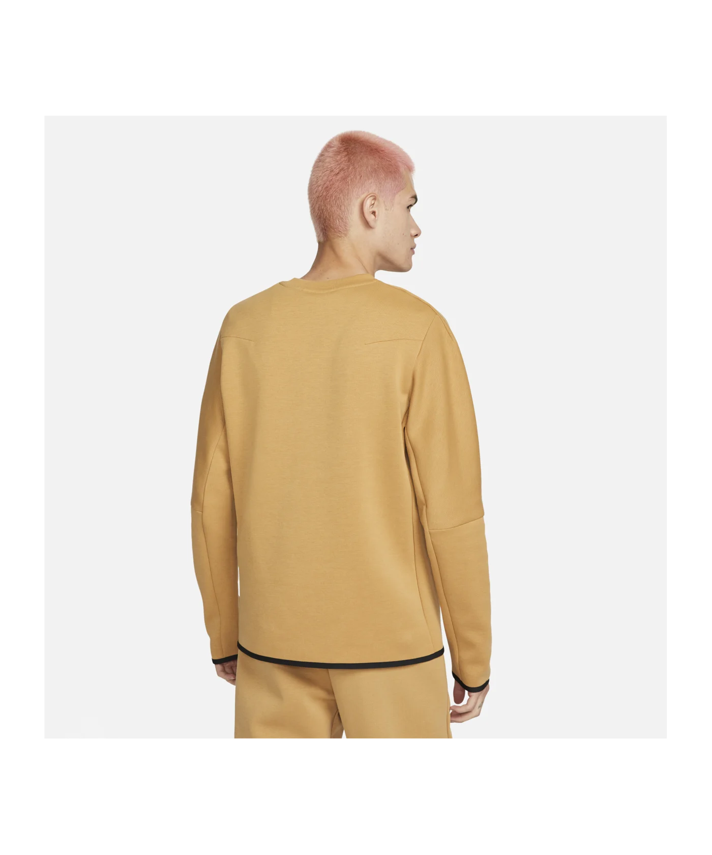 Nike Tech Fleece Crew Sweatshirt Gold F722