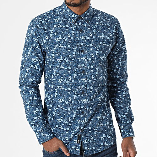 Chemise Manches Longues Sky Life Bleu Marine