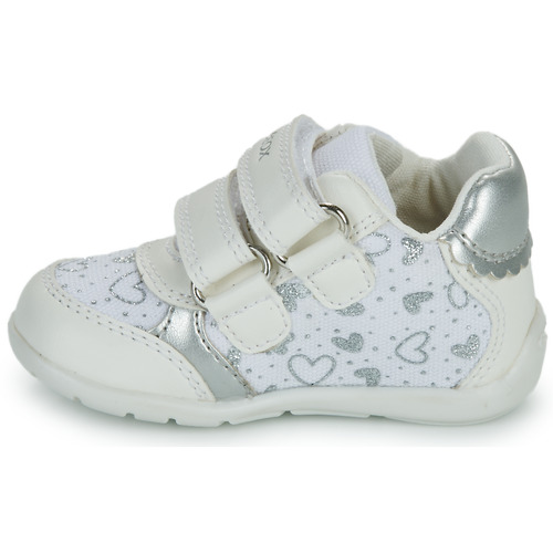 Geox - B ELTHAN GIRL - Blanc / Argenté