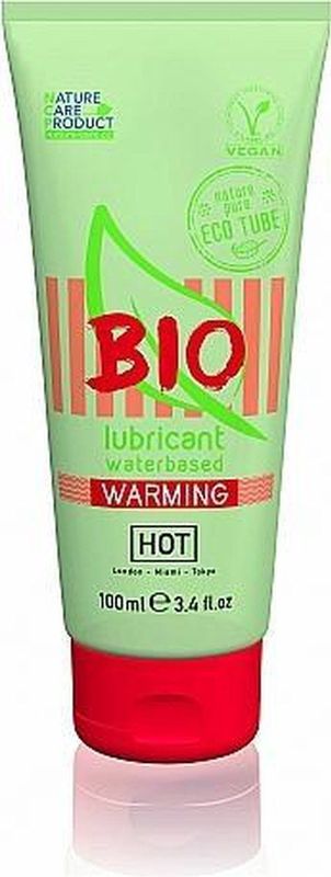HOT BIO Warming - Glijmiddel - Verwarmend - Vegan - 100ml