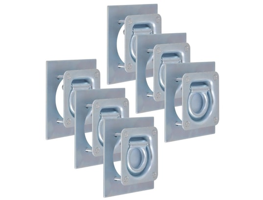 VIDAXL - Anneau d'arrimage pour remorque 6 pcs acier galvanisé 2000 k...