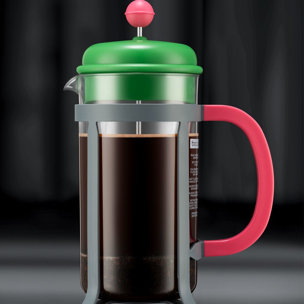 Java presskanne 8 kopper, grønn/grå