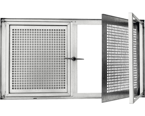 Wolfa stalen kelderraam type SD2 ESG 800 x 400 mm 2-vleugelig links rechts