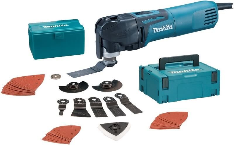 Makita TM3010CX3J multitool 320W set in Mbox   accessoiresset