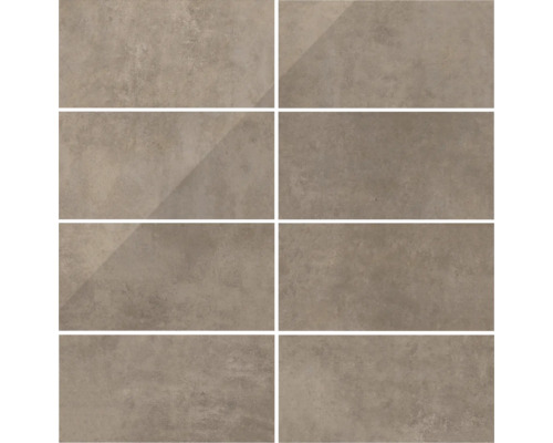 MIRAVA porseleinen wand- en vloertegel MANHATTAN Taupe 30 x 60 x 0,9 cm satijnen afwerking (lappato) gerectificeerd