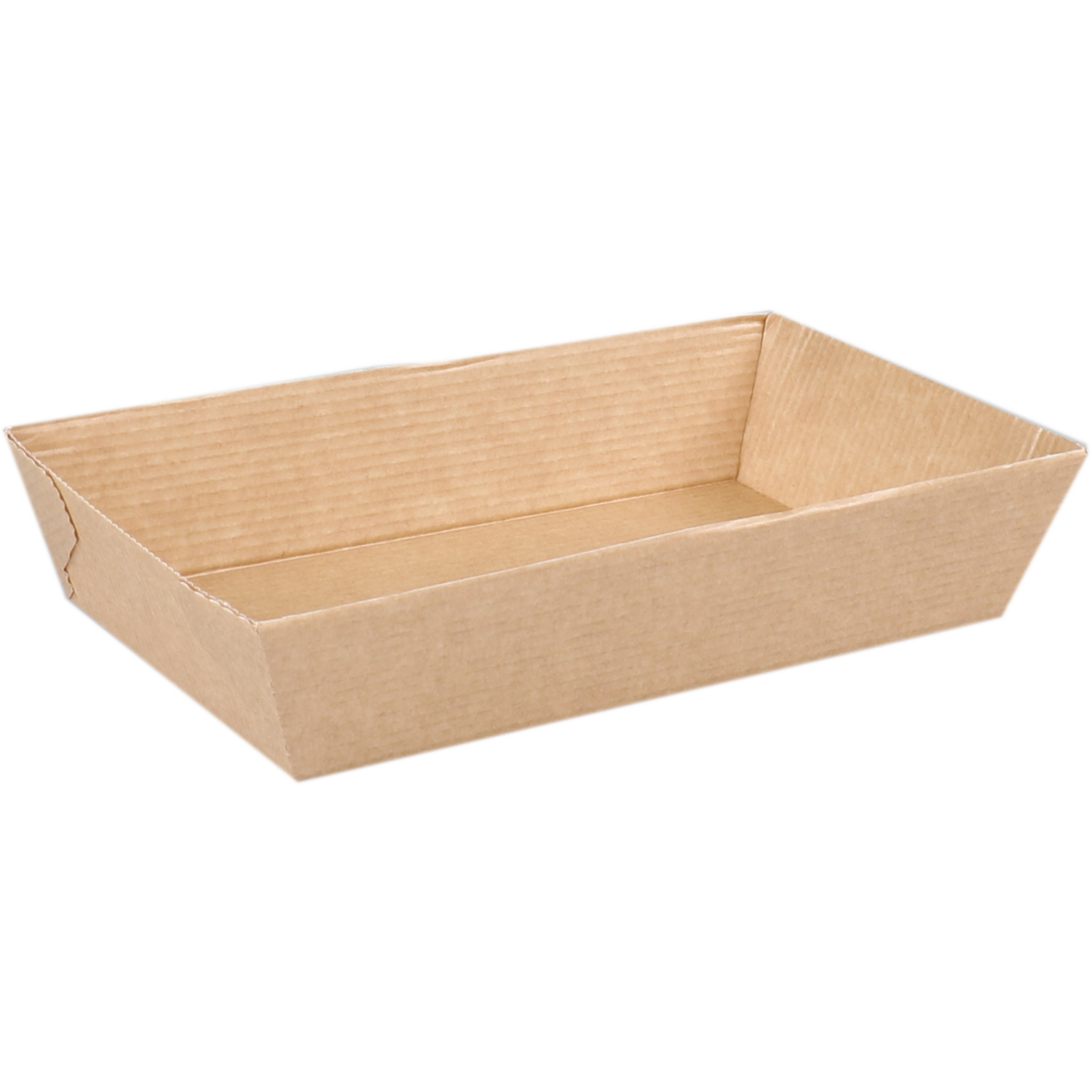 Depa Bak, Ersatzpapier, A14, Golfpapieren snacklijn, snackbak, 157x88x35mm, bruin