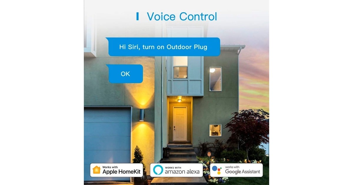 MEROSSMSS210 Smart Wi-Fi stopcontact schakel stekkerdoos  (Wit)