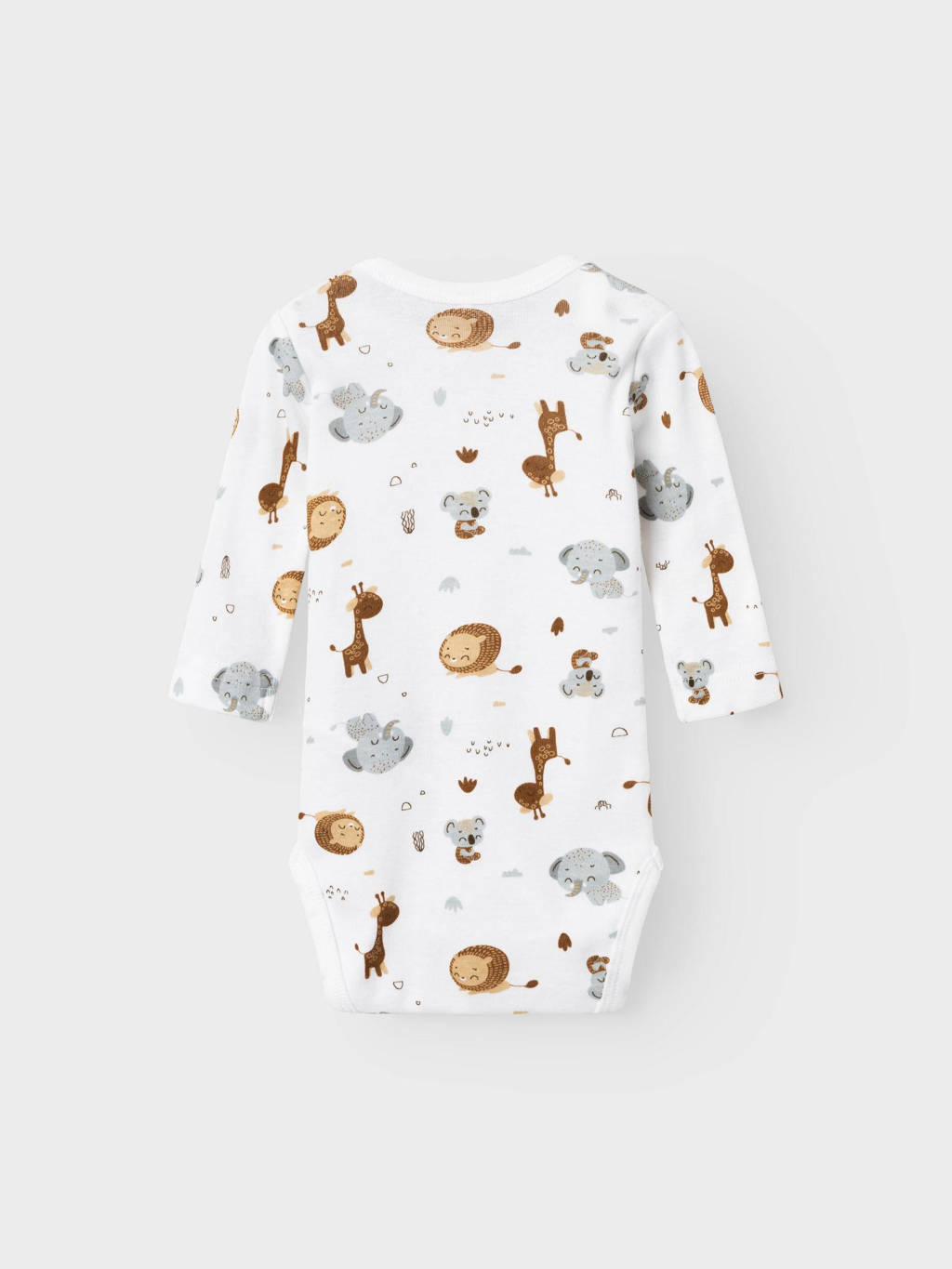 NAME IT romper NBNBODY - set van 2 beige/wit