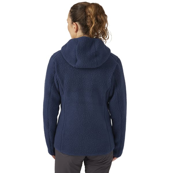 Veste polaire ski rando RAB SHEARLING HOODY W DEEP INK