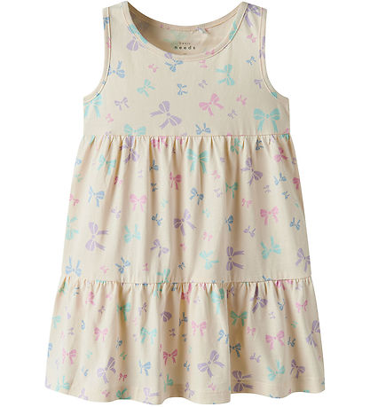 Name It Kleid - NmfVigga - Buttercreme/Schleifen