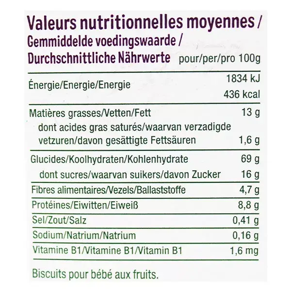 Good Goût Biscoito des Bois +12m Orgânico 80g