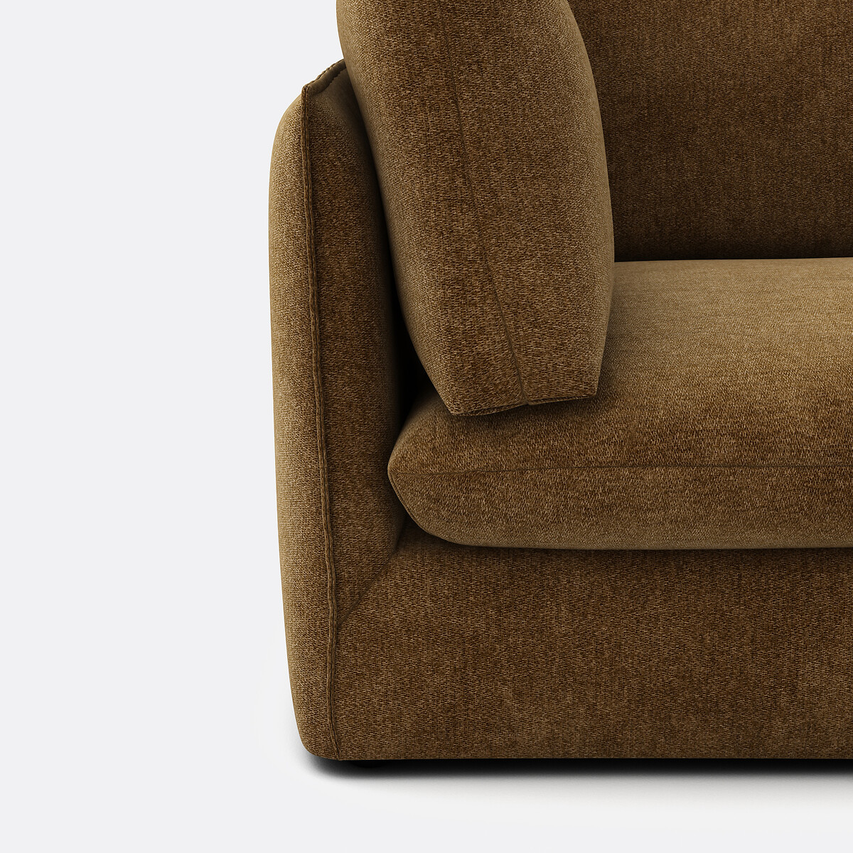 LA REDOUTE INTERIEURS<br>Canto modular, poliéster mosqueado, Malo