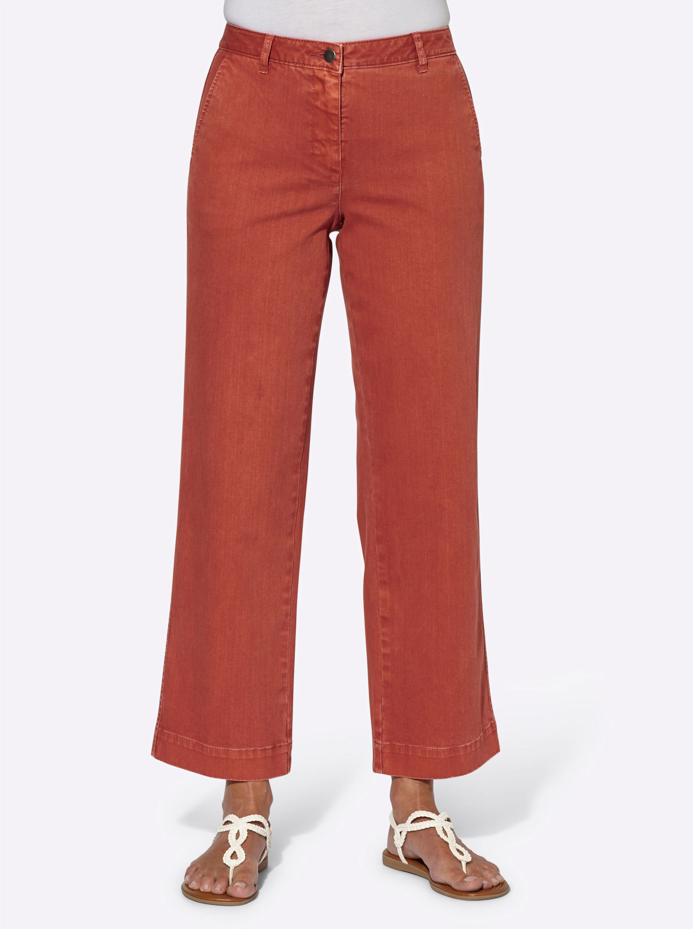 Culotte in rostrot