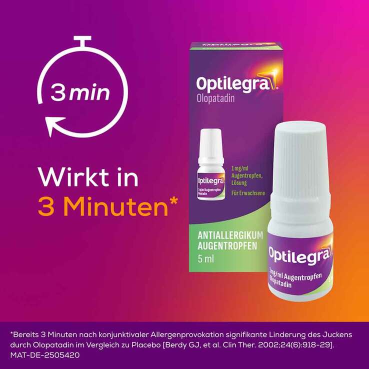 Optilegra 1 mg / ml Augentropfen Lösung, 2x5 ml