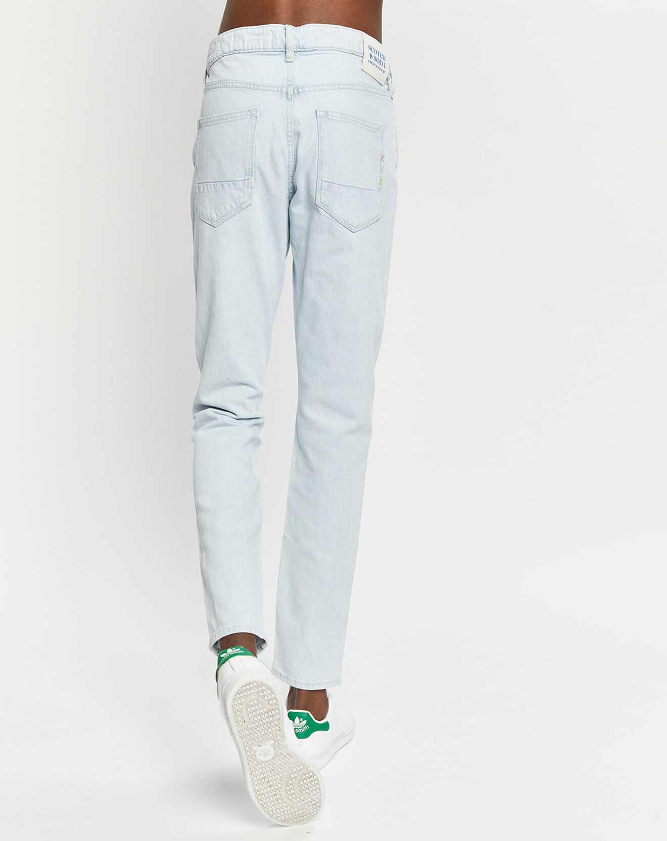 Scotch & Soda Jean Slim Fit Skim bleu ciel