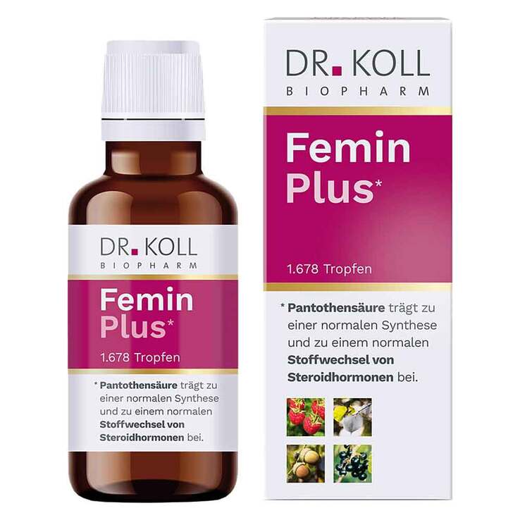 Femin Plus Dr. Koll Gemmo Komplex Himbeere Vit.B12, 50 ml