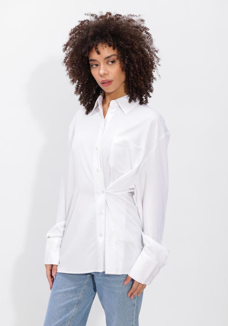witte olaf hussein blouses drapey asymmetric shirt