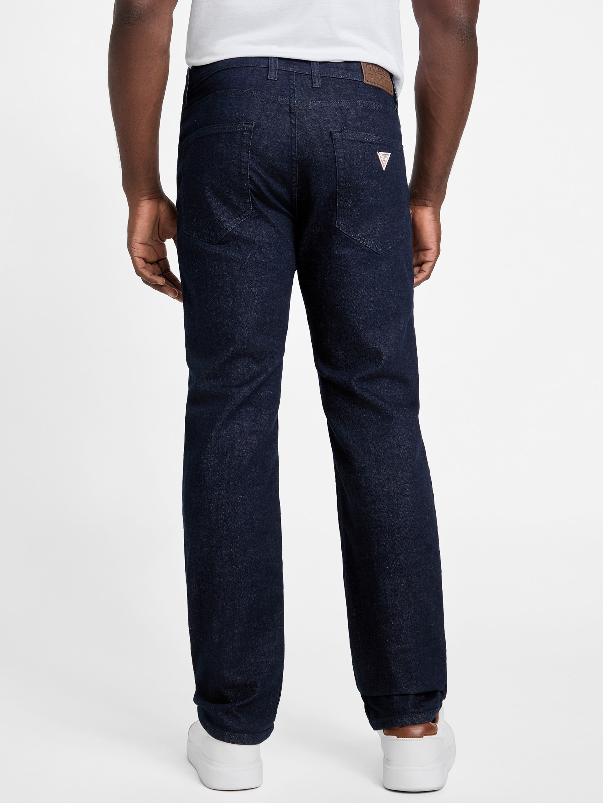 Calça jeans Eco Mason de cintura média e corte regular