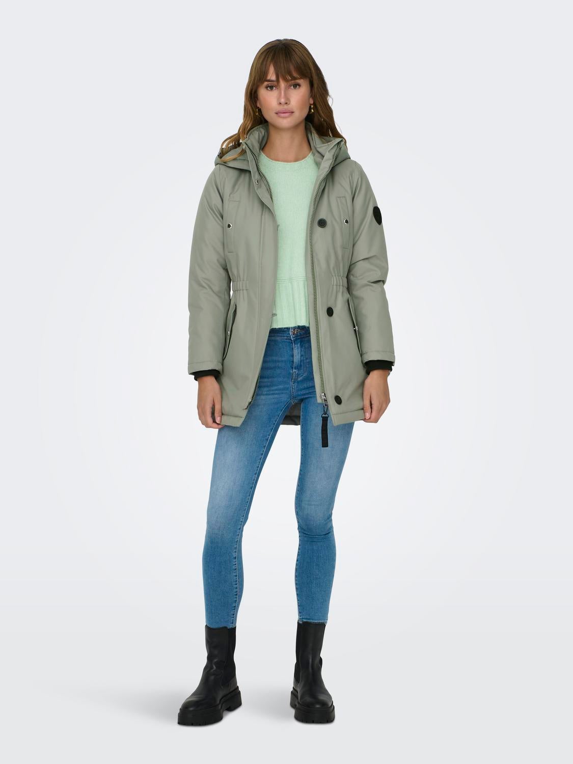 ONLMIE Langer Parka Shadow