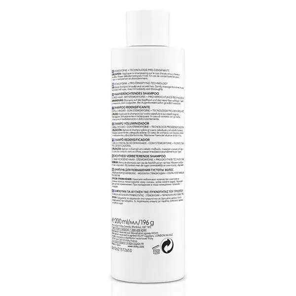Shampoo Redensificador Neogênico Vichy Dercos 200ml