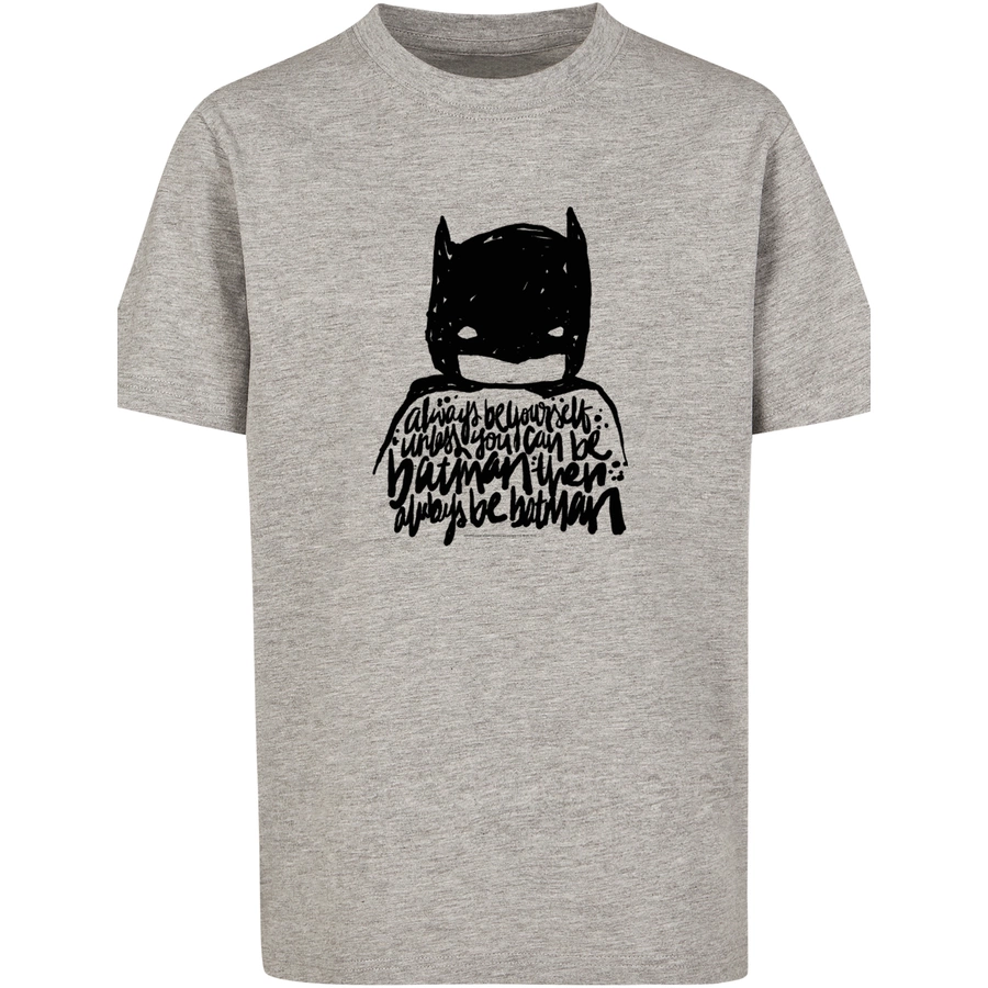 F4NT4STIC T-Shirt DC Comics Batman Always Be Yourself heather grey