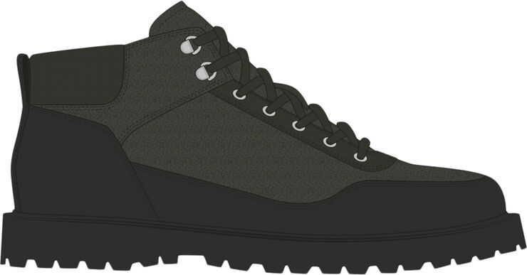 Garment Project Olaf Lace-Up Boot - Bosco Suede Bosco