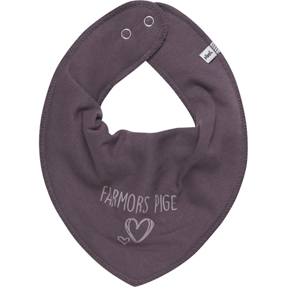 Bandana Hagesmæk m. Tekst Plum - Pippi