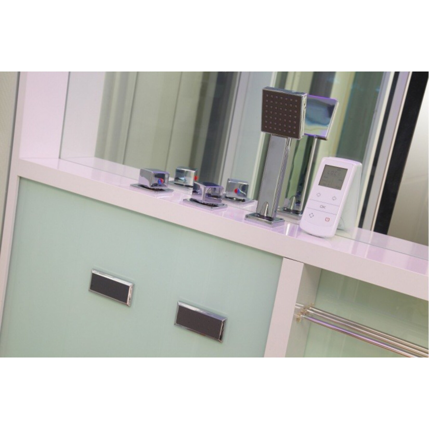 Home Deluxe White Luxory XL Dampfduschkabine