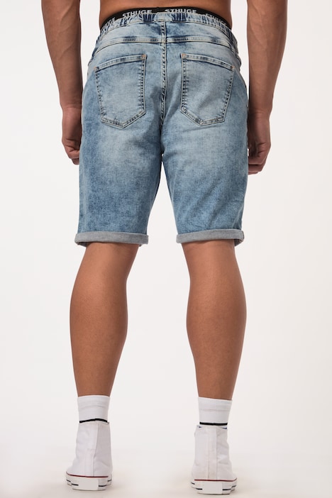 STHUGE Jeans-Bermuda FLEXLASTIC®, Denim, destroyed, bis 8 XL