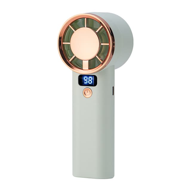 Mintgrøn håndholdt ventilator: Bærbar køling med lang batterilevetid Grøn