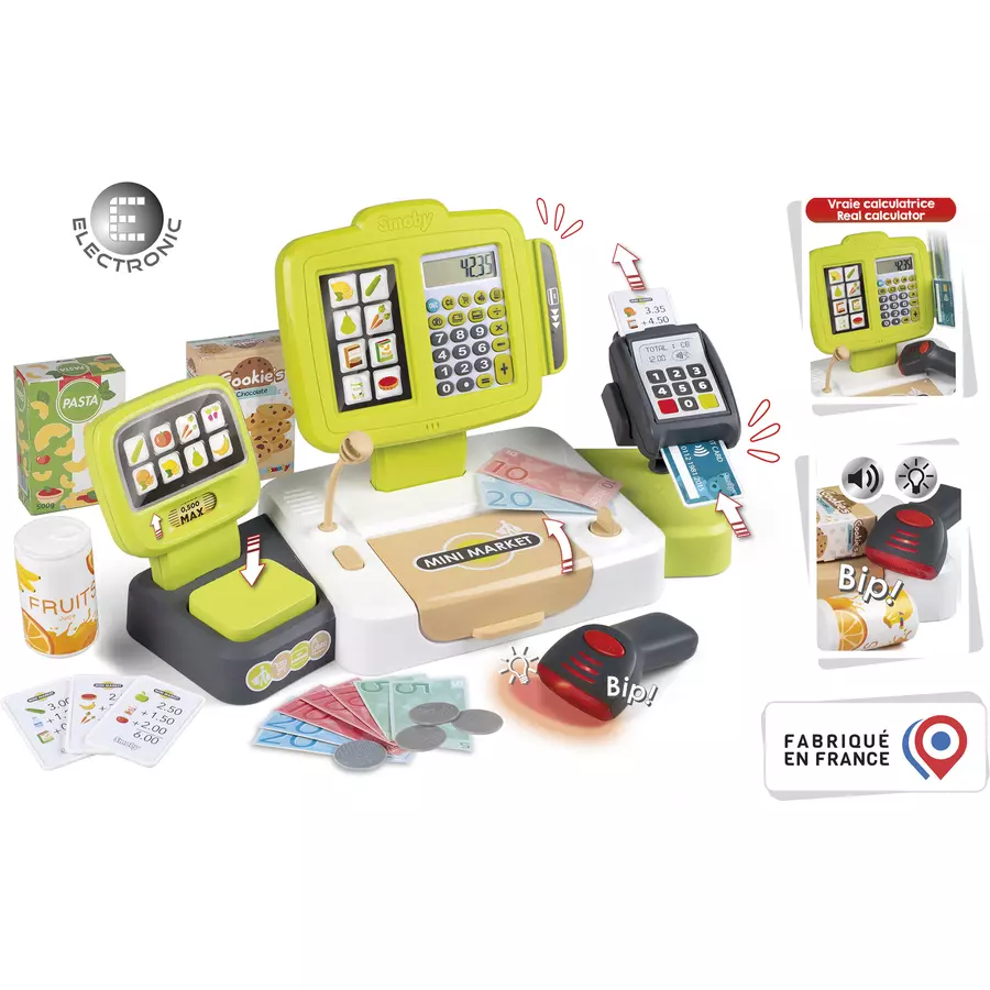 Smoby elektronischeSupermarktkasse XL