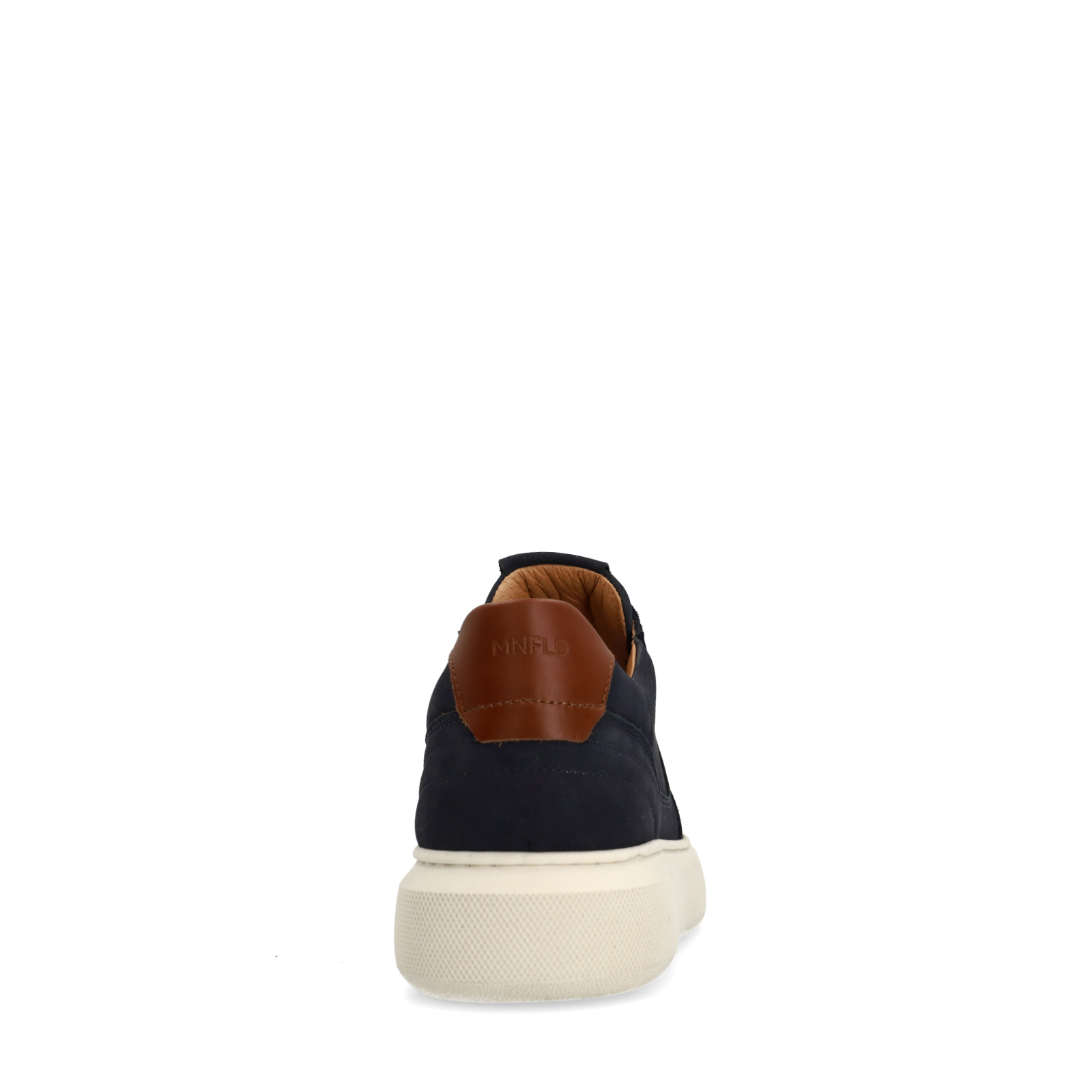 Donkerblauwe nubuck sneakers