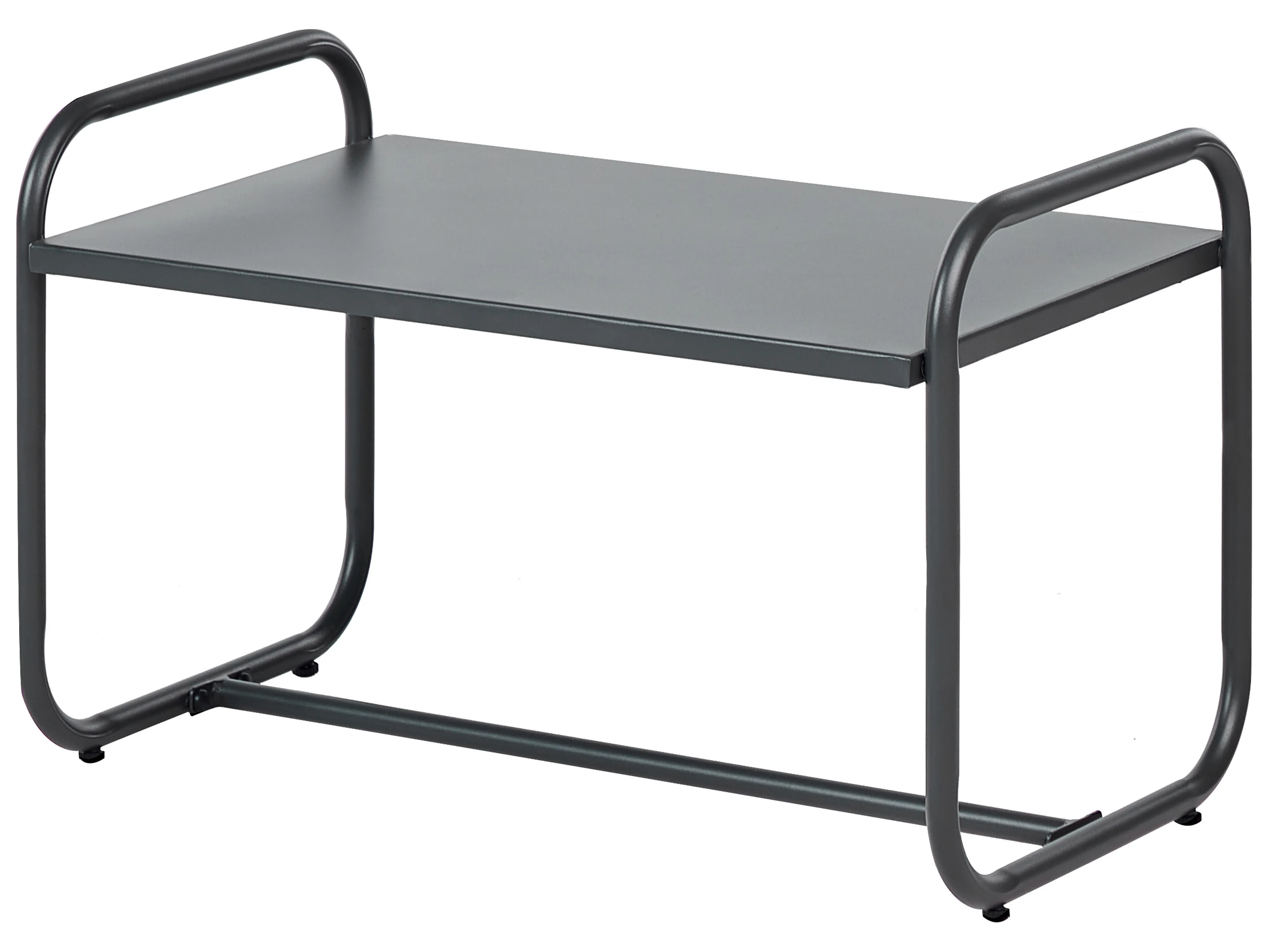 Loungeset met tafel 4-zits VEZZANA Metaal Lichtbeige