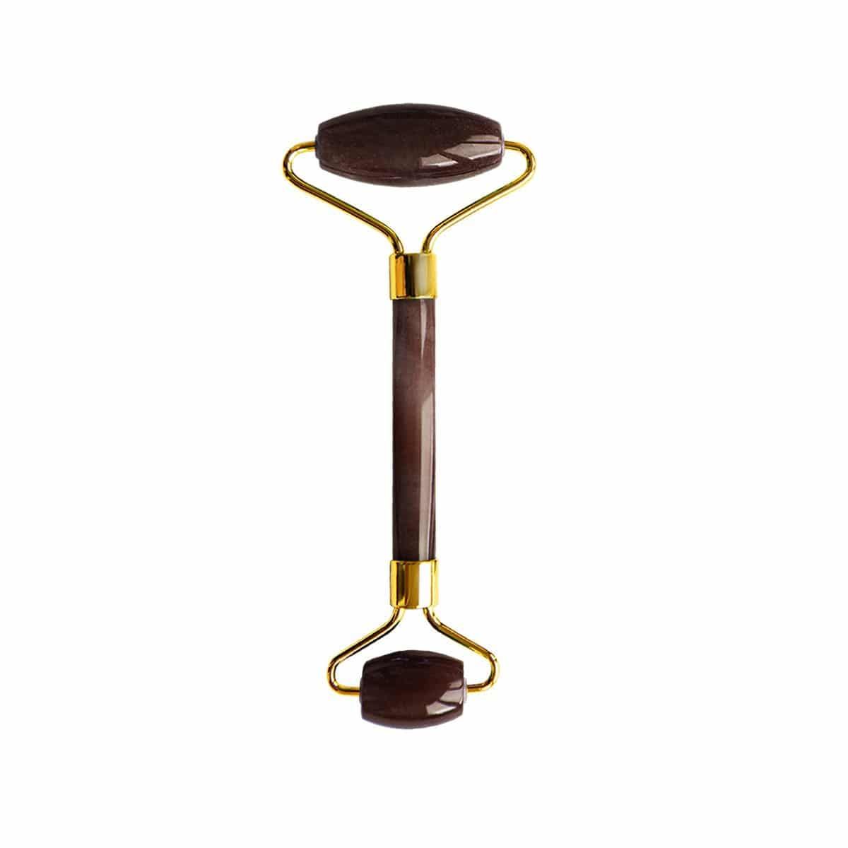 Dr Botanicals Tiger Eye Harmony and Balancing Facial Roller (Gold Metal Handle)