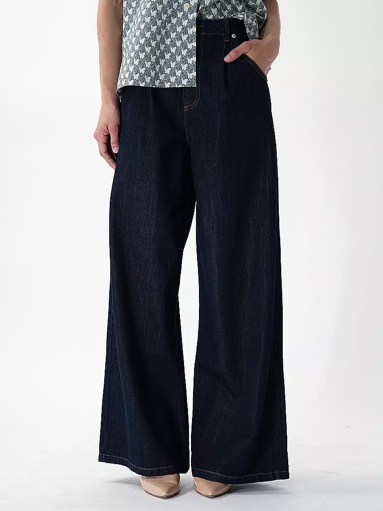 OFFICINE GENERALE Jeans Wide Leg MOENA dunkelblau