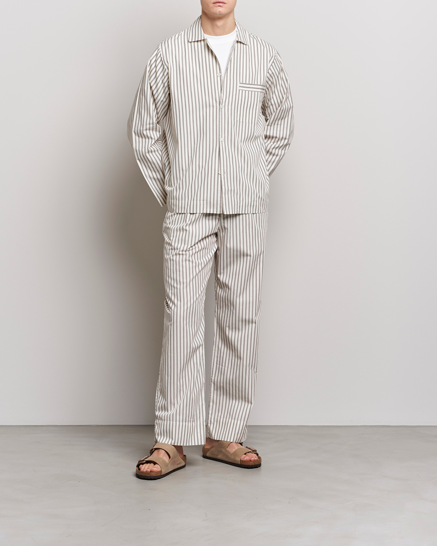 Tekla Poplin Pyjama Pants Hopper Stripes