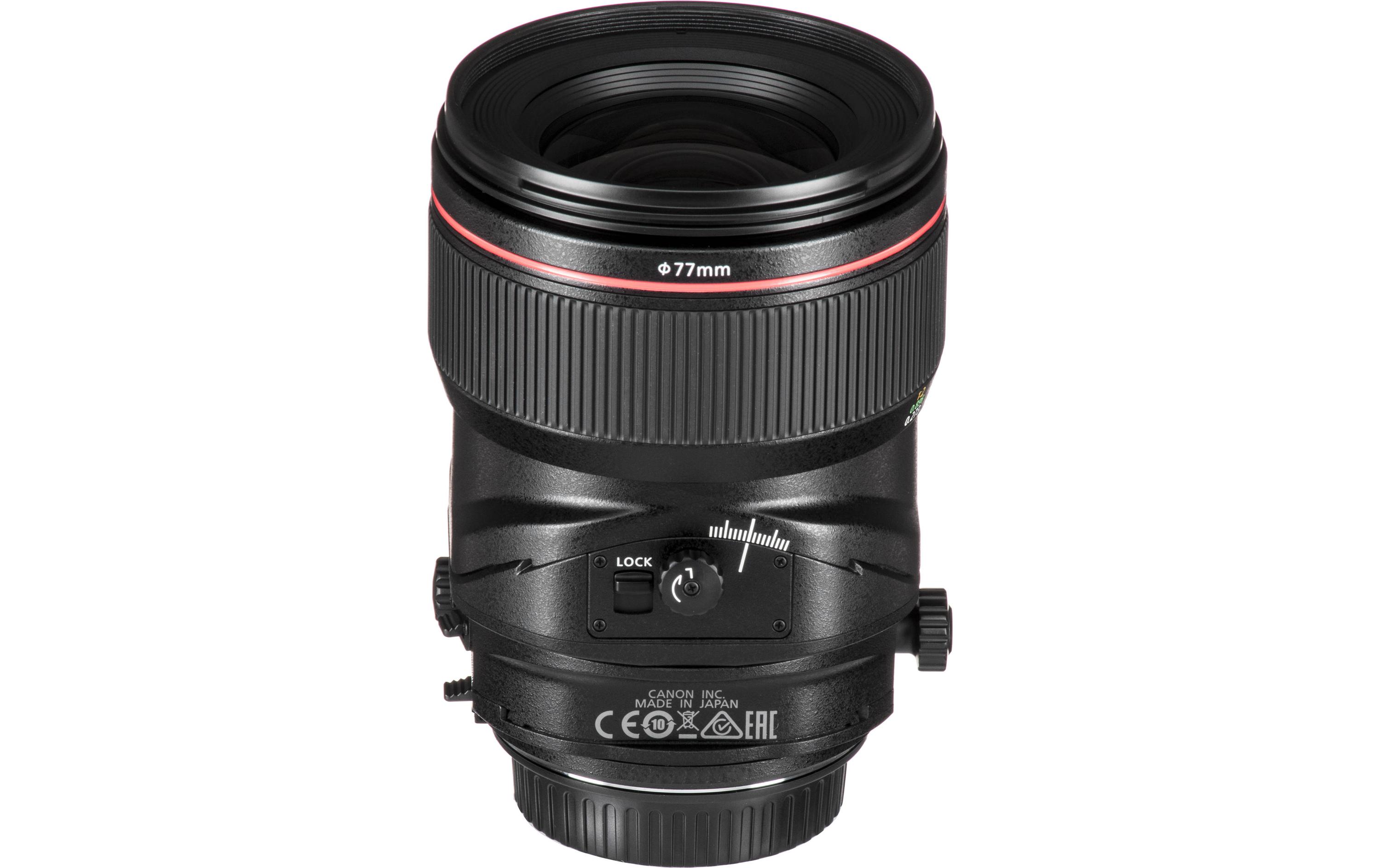 Festbrennweite TS-E 50mm F/2.8L Macro – Canon EF<br>Aussergewöhnliches Tilt- und Shift-Objektiv mit 90 mm Brennweite