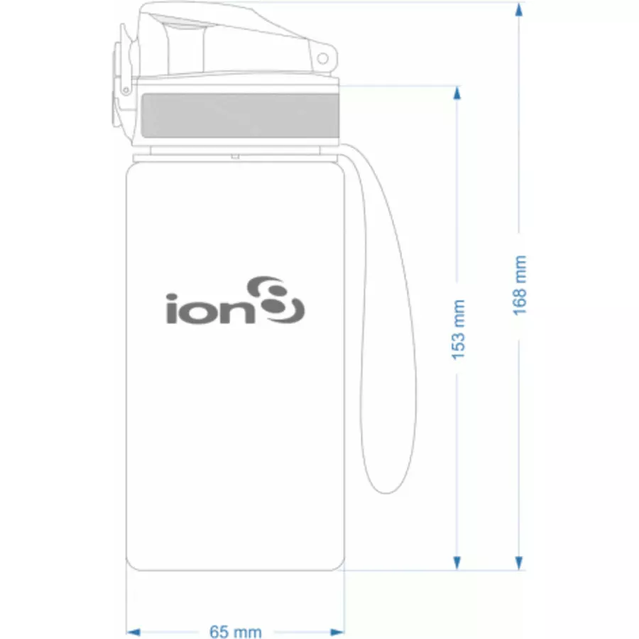 ion 8 Kindertrinkflasche auslaufsicher 350 ml dunkelblau