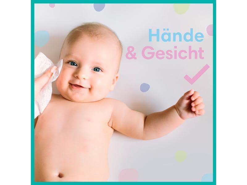 Pampers Feuchttücher Fresh Clean Aloe 15 x 80 Stk. Feuchttücher, Vorteilspackung Giga, 15 x 80 Stück