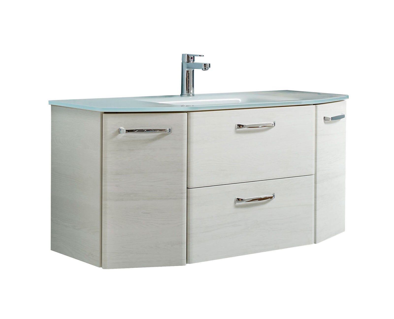 Waschtischunterschrank 110 x 51,5 cm weiß