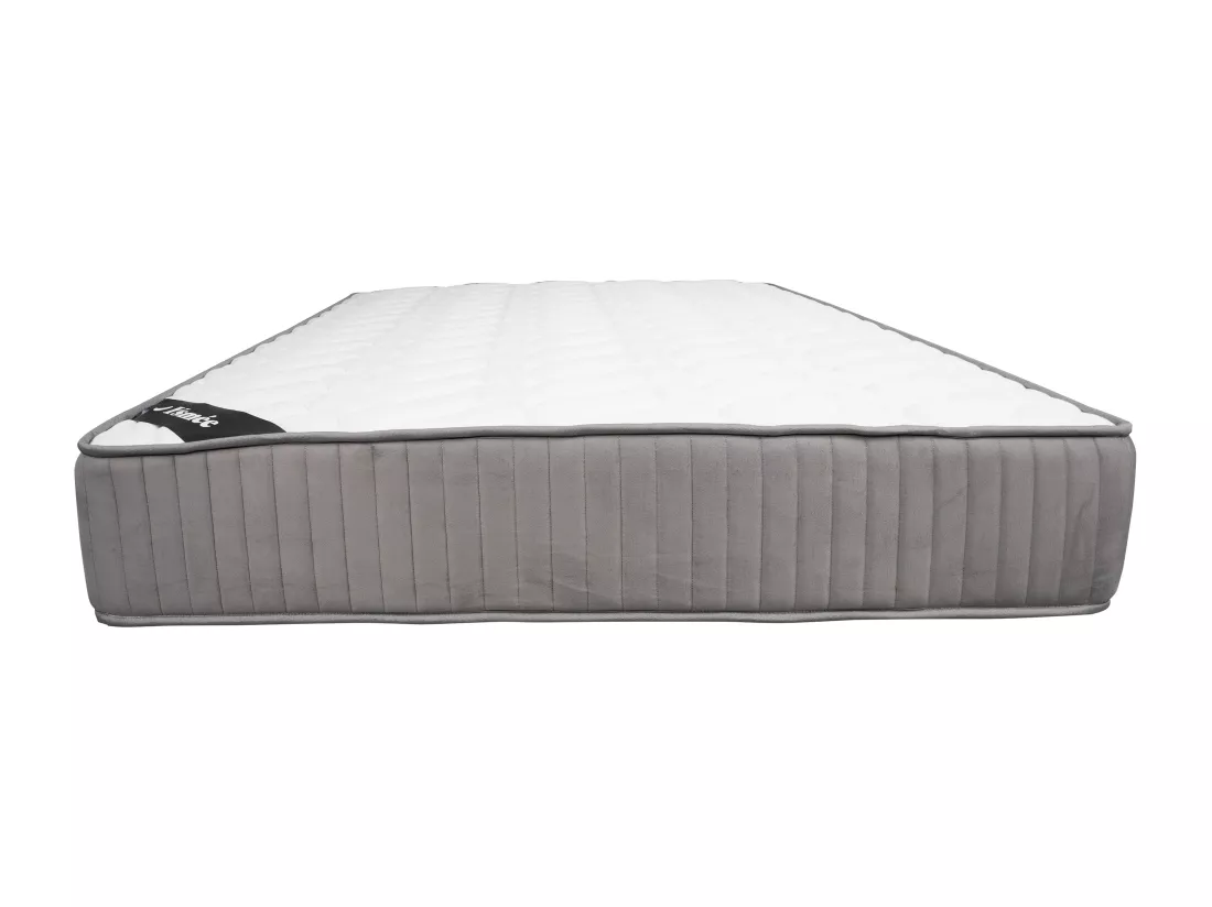 Ensemble 140 x 190 cm sommier coffre naturel clair + matelas mousse HR et accueil latex ép.30cm - MALINO de YSMÉE