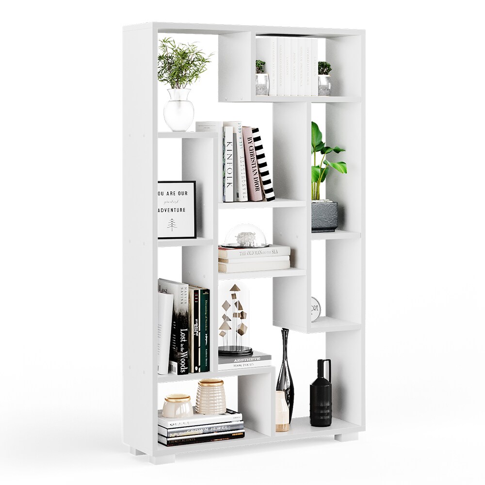 Vicco Raumteiler Domus 9 offene Fächer weiß Bücherregal Standregal Aktenregal