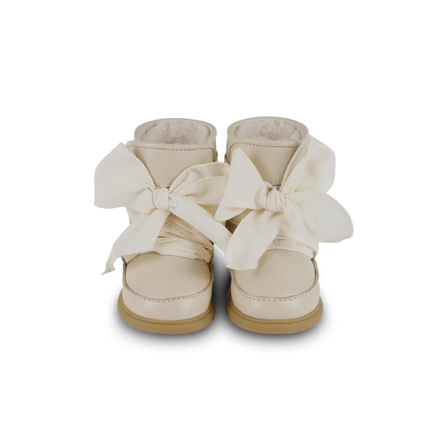 Maudi Shoes | Cream Leather