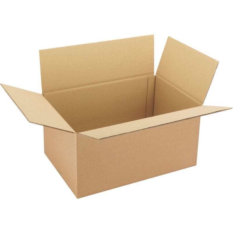 Carton Caisse américaine kraft brun double cannelure L 50 x l 40 x H 30 cm