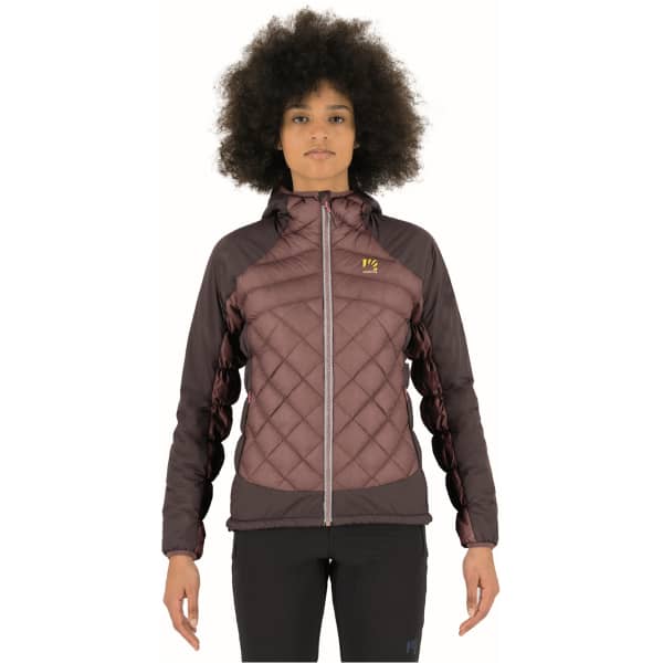 Doudoune randonnée KARPOS LASTEI ACTIVE PLUS W JKT DECO ROSE/HUCKLEBERRY